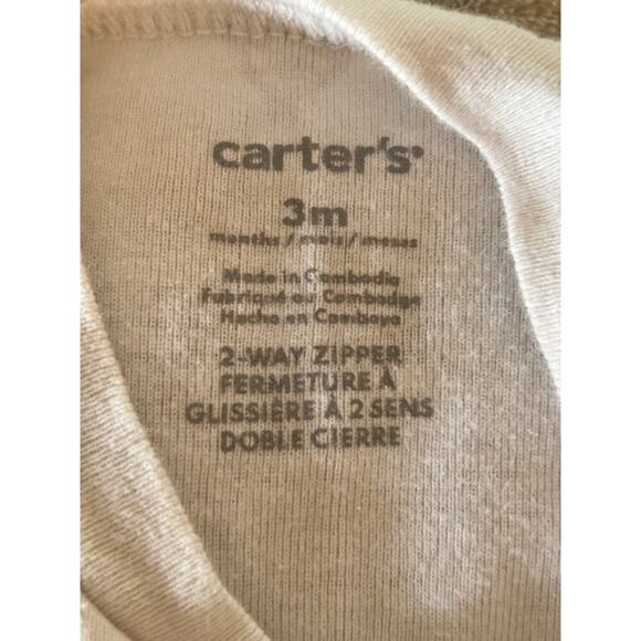 Carter’s Just One You 3M Neutral Bundle 5 Pieces (4 Sleepers + 1 Two-Piece Set) - Picture 11 of 11